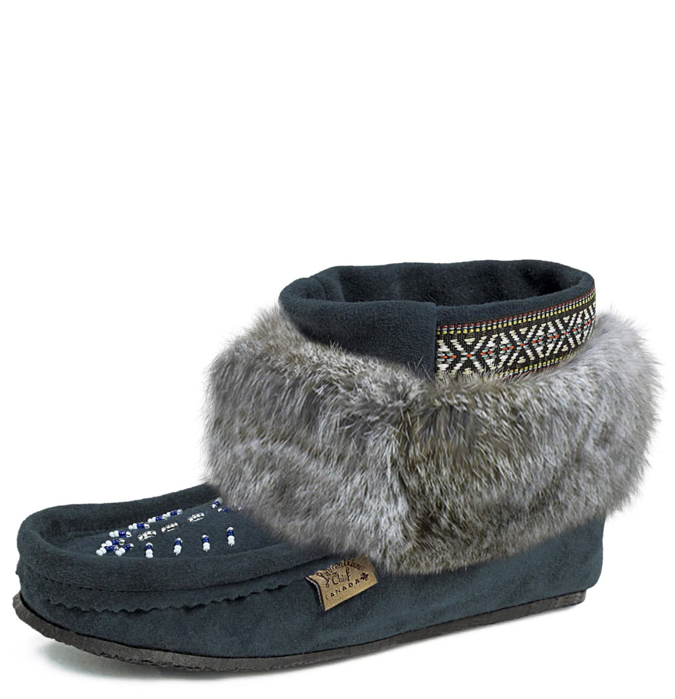 Nuka 6 Orlon, Dessus Perlé, Semelle Crepex Noir