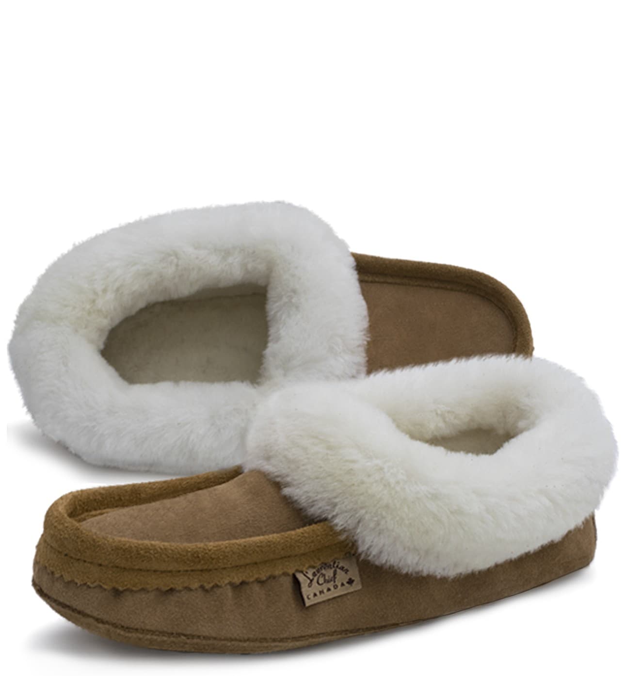 Pantoufle Collet Mouton, Mouton, Sem. Double